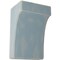 Ekena Millwork 5 1/4"W x 4"D x 8"H Clarksville Wood Vintage Decor Bracket, Driftwood Blue BKTWD05X04X08CVBU - alternate 1